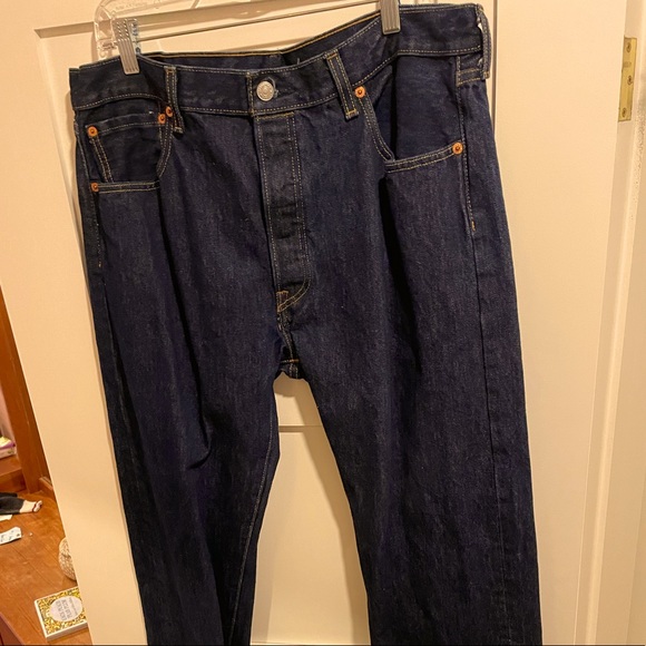 Classic Levi’s 501 W36 L34 blue jeans👖 - Picture 2 of 5